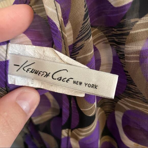 Kenneth Cole Sheer Swimsuit Cover Up Size Medium - Picture 5 of 7